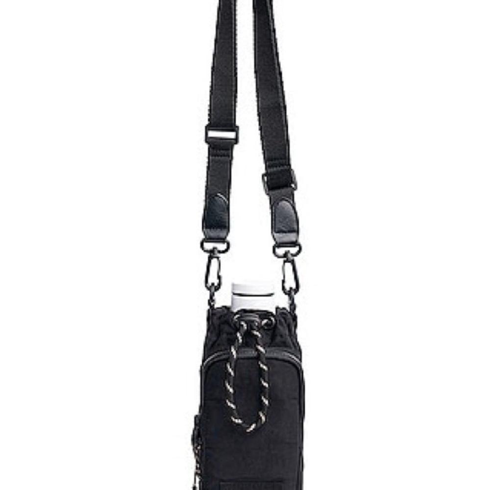 BEIS Black Crossbody Bottle Carrier